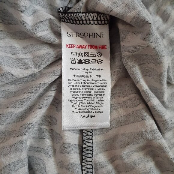 Seraphine Curve NWT Women's Maternity Size 22 Jersey Knot Zebra Print Dress - Picture 9 of 15